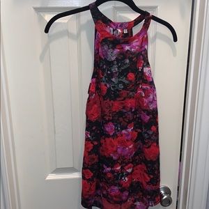 BB Dakota Floral Halter Blouse